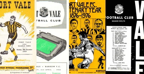 Port Vale programmes