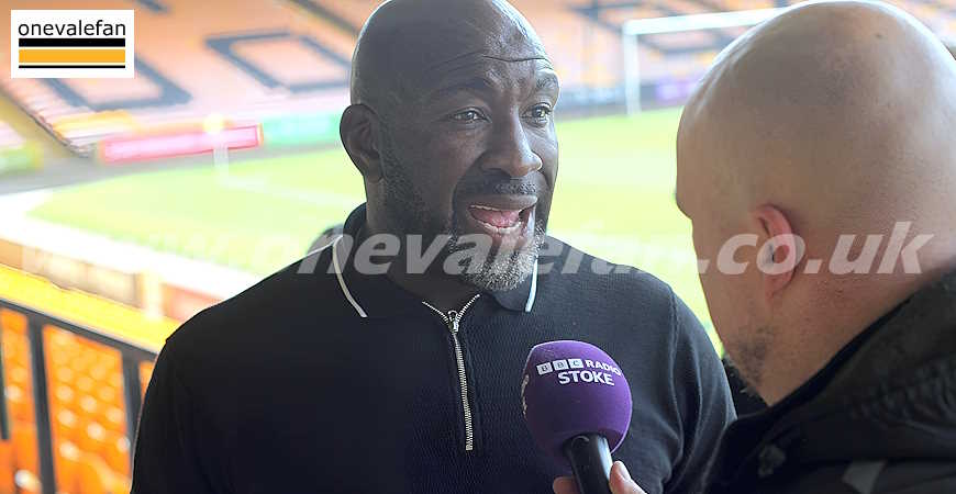 Darren Moore - Port Vale - media call